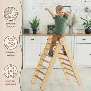 Montessori Triangle Ladder – Perfect for Active Children Development - KiddoLux