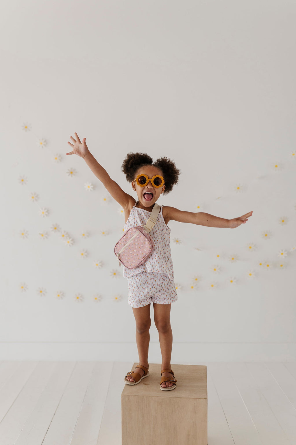 Girl's Gauze Tank & Short Set