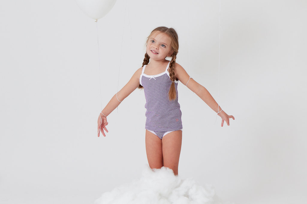 Feathers Girls and Toddler Undershirts - Kids Camisoles - Super Soft Cotton
