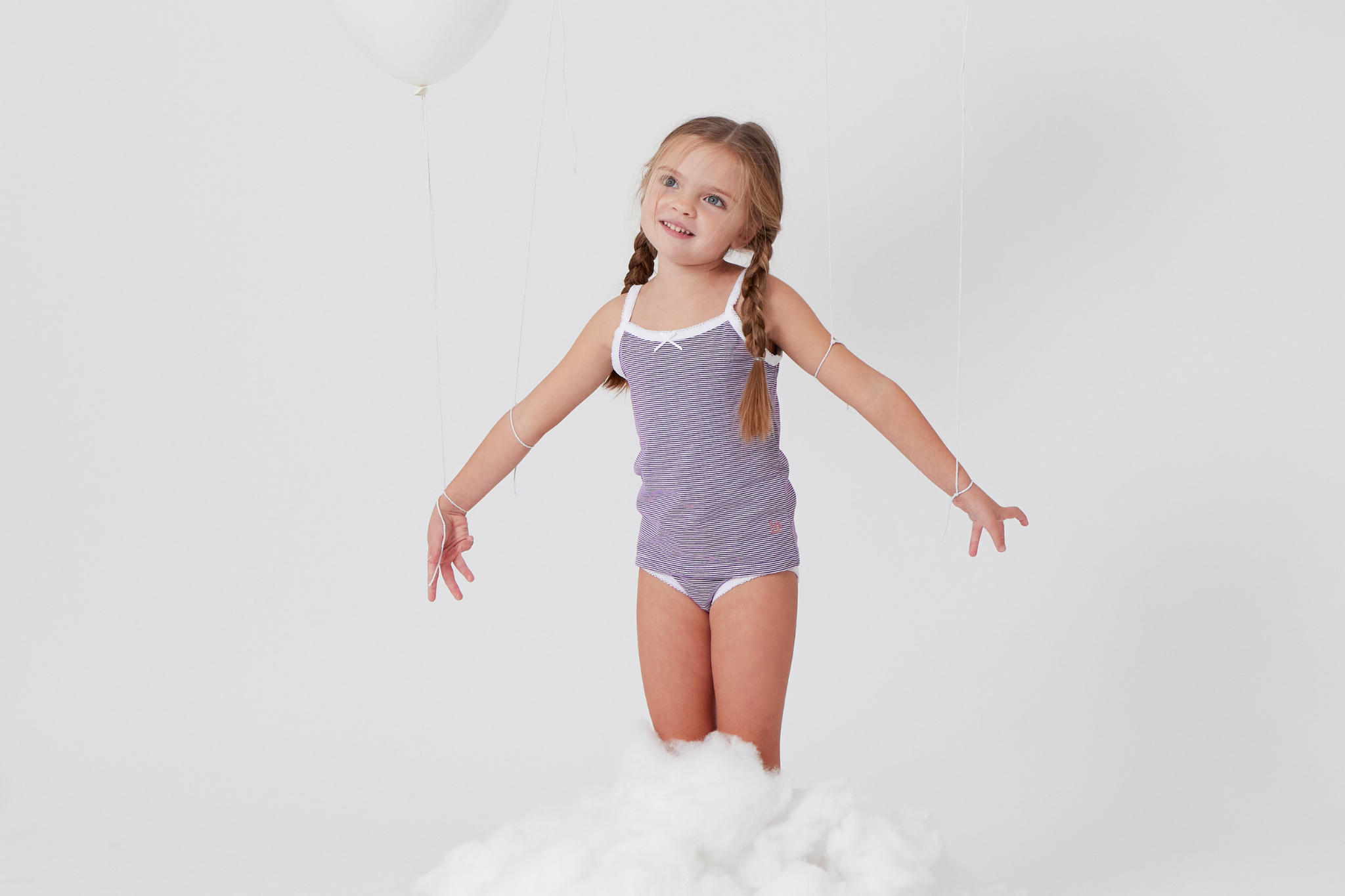 Feathers Girls and Toddler Undershirts - Kids Camisoles - Super Soft Cotton