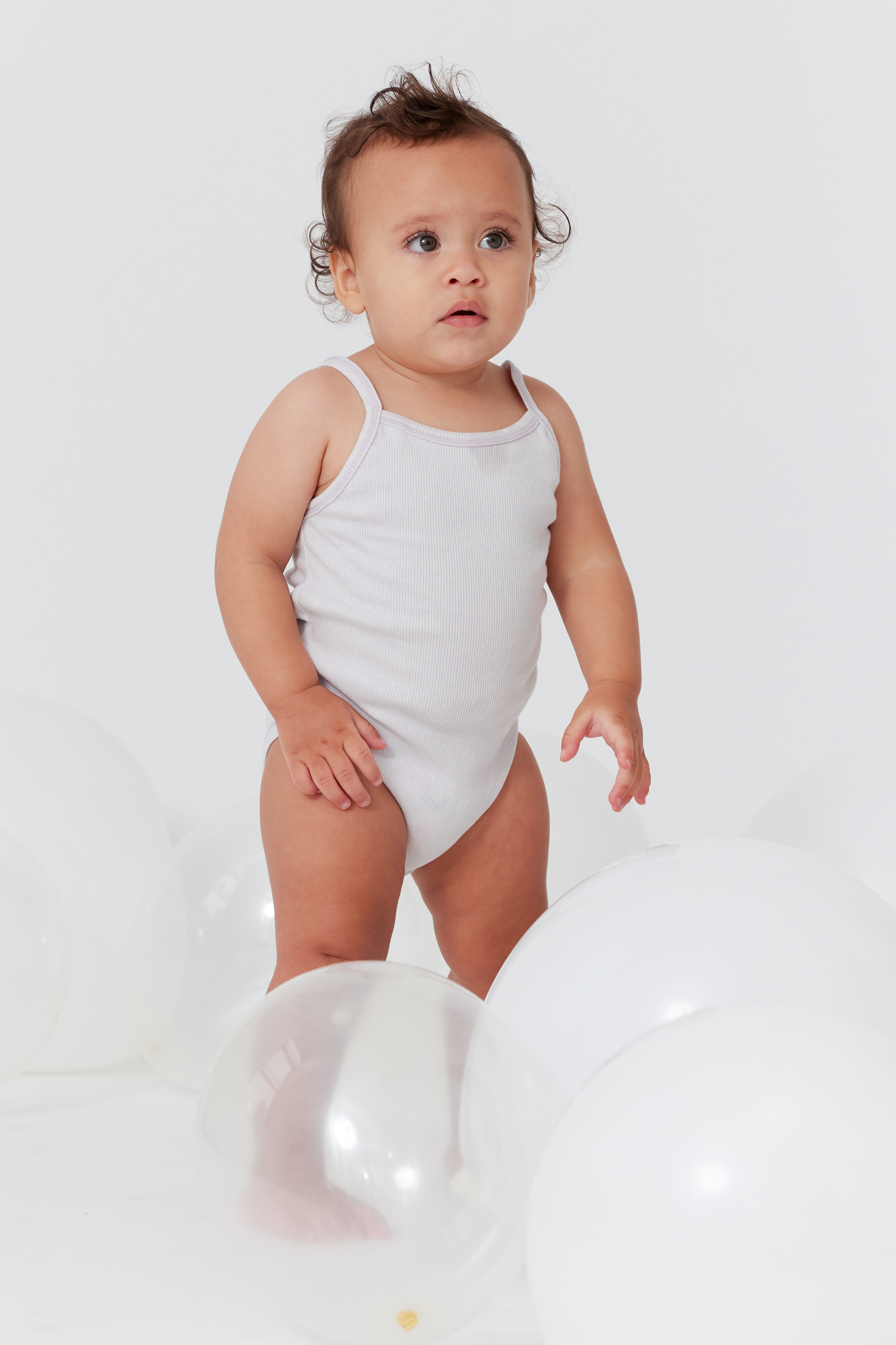 Feathers Tank Top Bodysuits for Baby Girl (2 Pack) Super Soft One-Piece Toddler Bodysuit