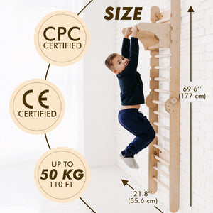 6-in-1 Montessori Climbing Set – Versatile Indoor Gym for Kids - KiddoLux