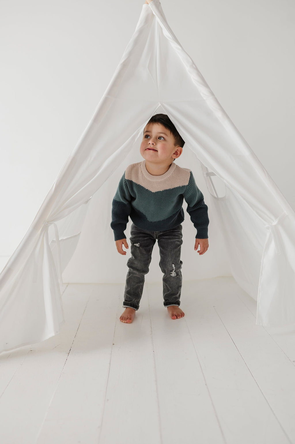 Colorblock Knit Sweater