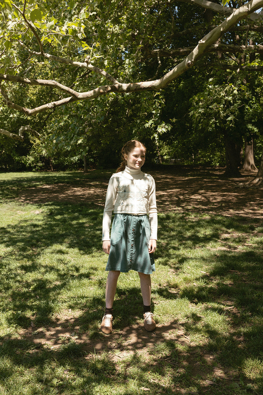 Louise Skirt - Emerald