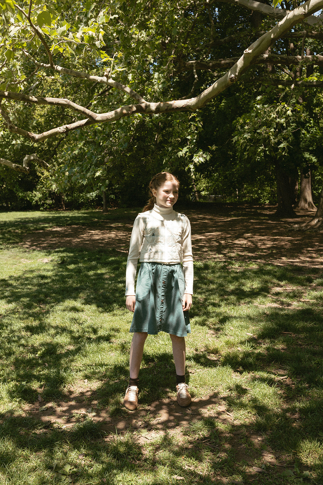 Louise Skirt - Emerald