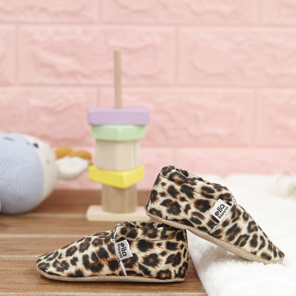 Leopard Soft Sole Baby Moccasins