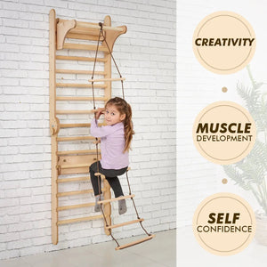 6-in-1 Montessori Climbing Set – Versatile Indoor Gym for Kids - KiddoLux