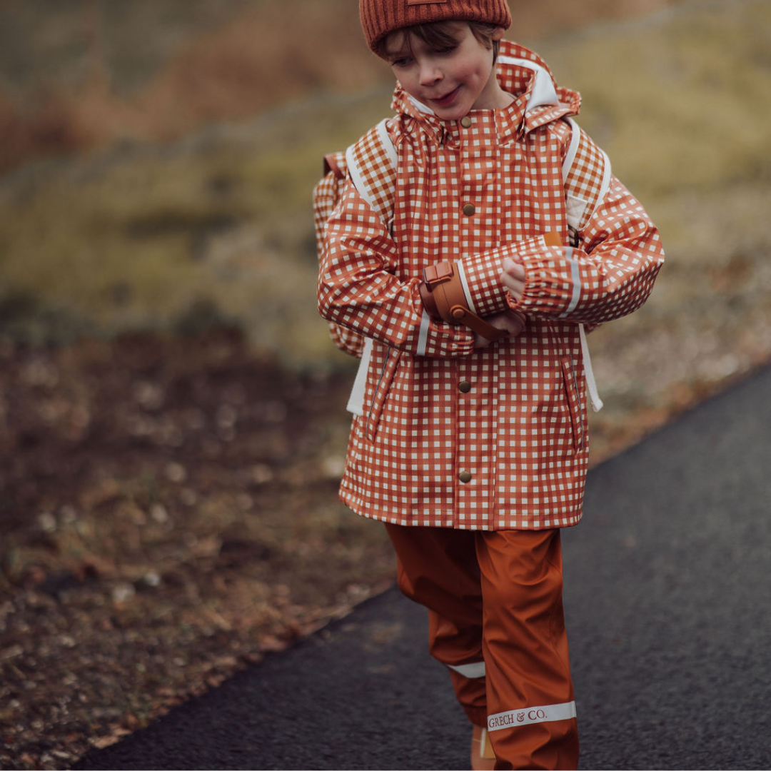 Fishtail Rain Jacket | Sienna Gingham