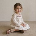 Organic Twill Dress - Forest Scatter