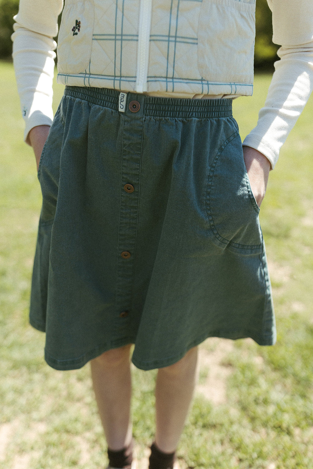 Louise Skirt - Emerald
