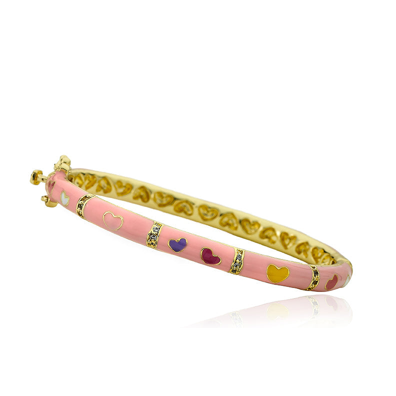 Enamel Heart Bangel
