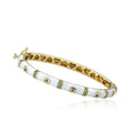 Enamel Flower Bangle