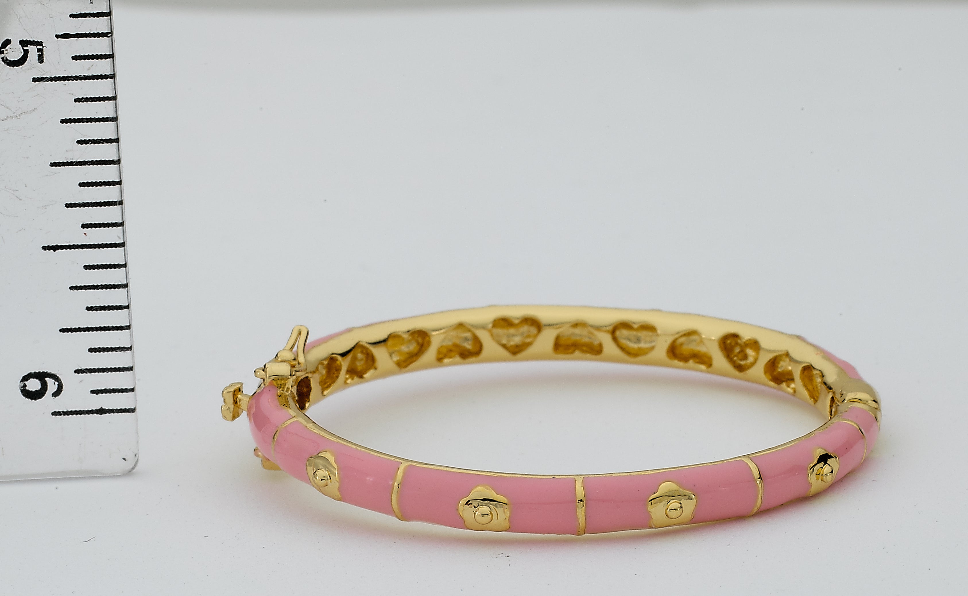 Enamel Flower Bangle