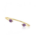 Purple Football Bangle