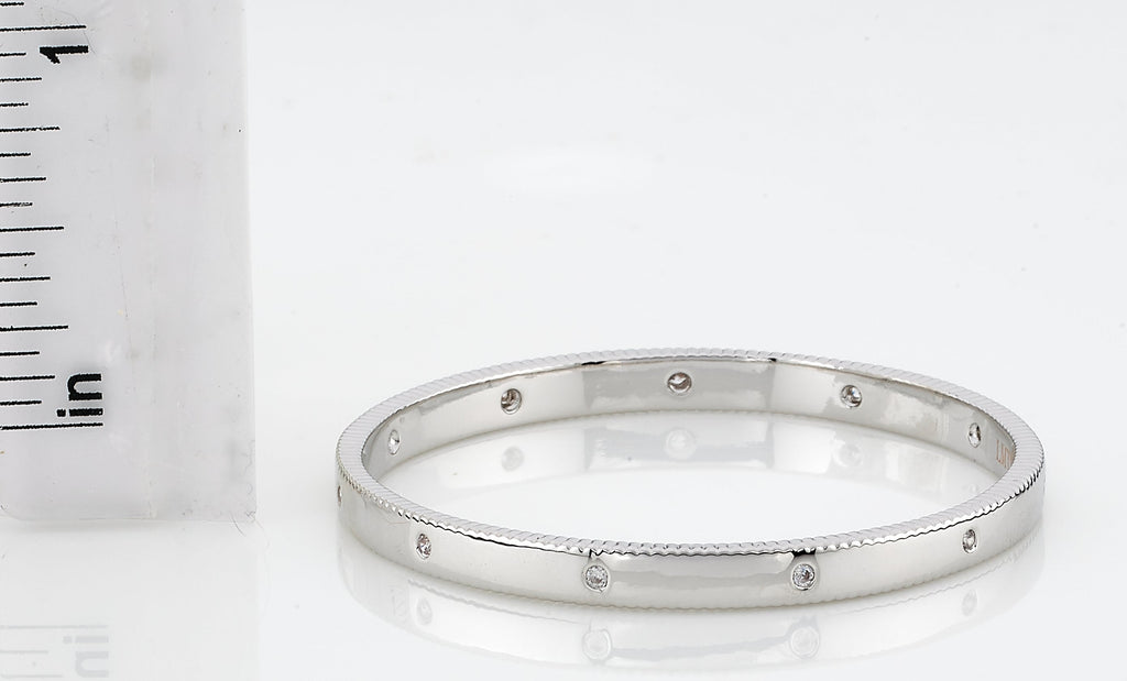 Cubic Zirconium Studded Bangle