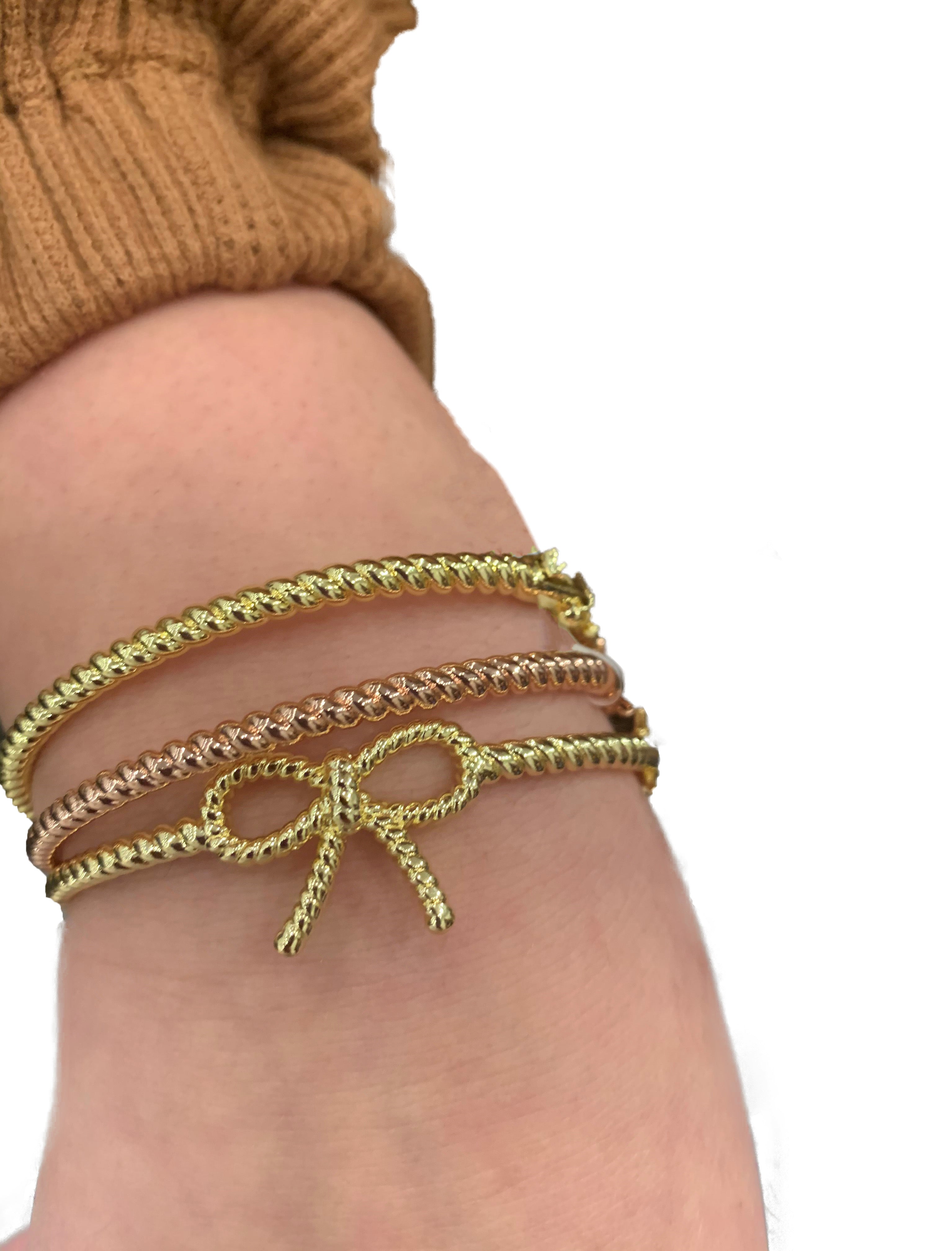 Rope Bow Bangle