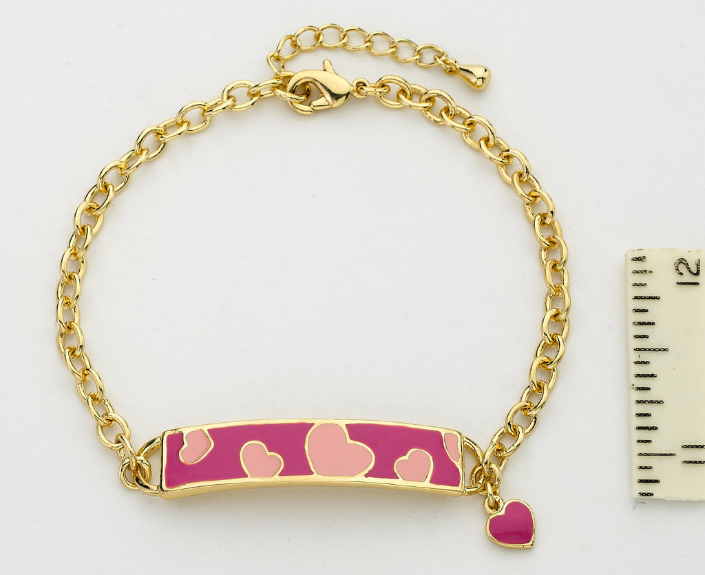 Large Heart ID Bracelet