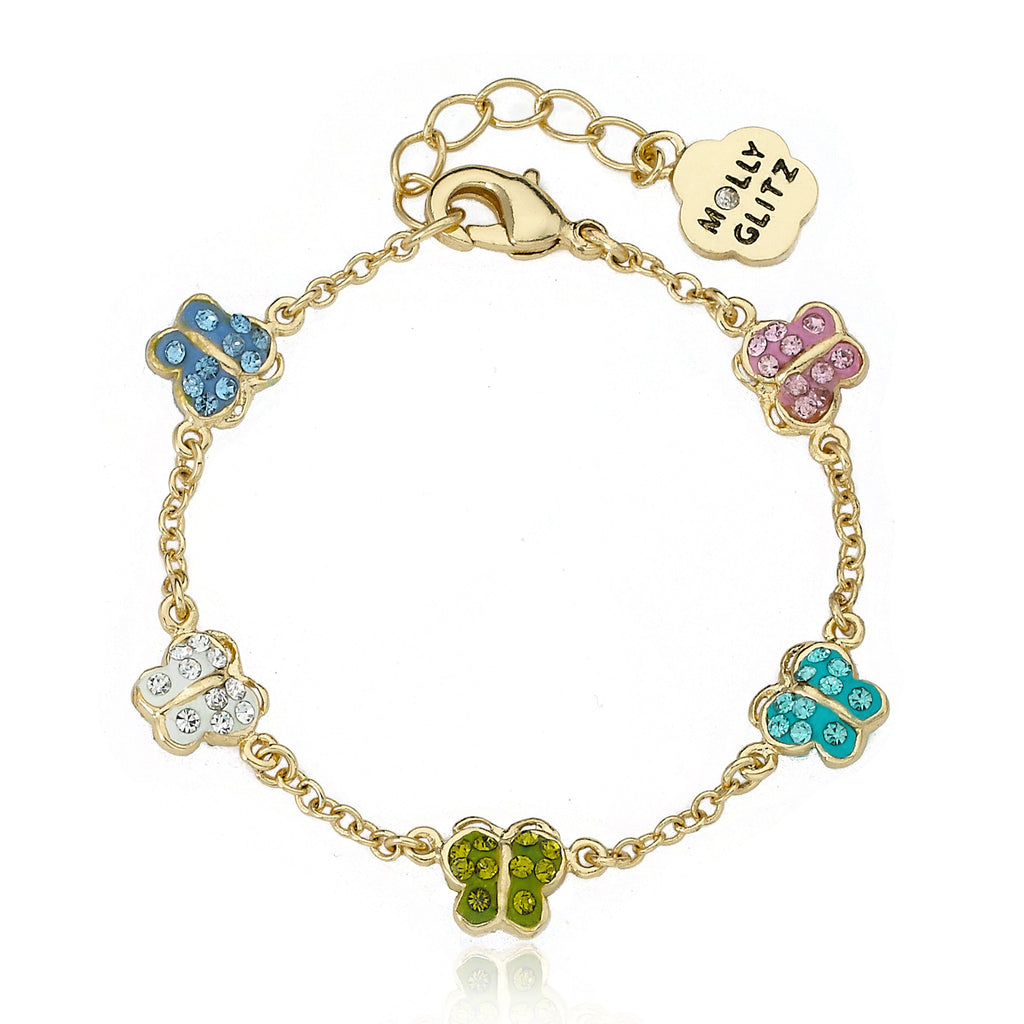 Crystal Butterfly Bracelet
