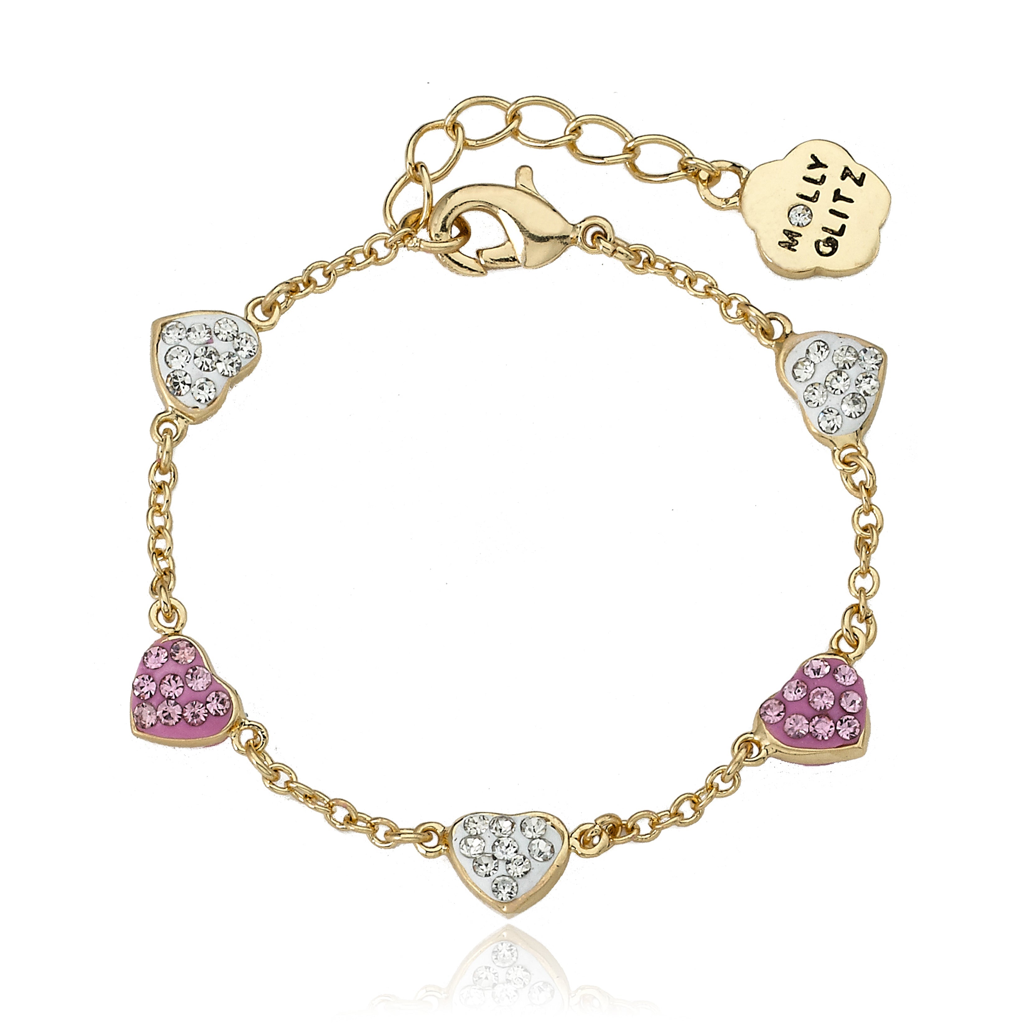 Crystal Heart Bracelet