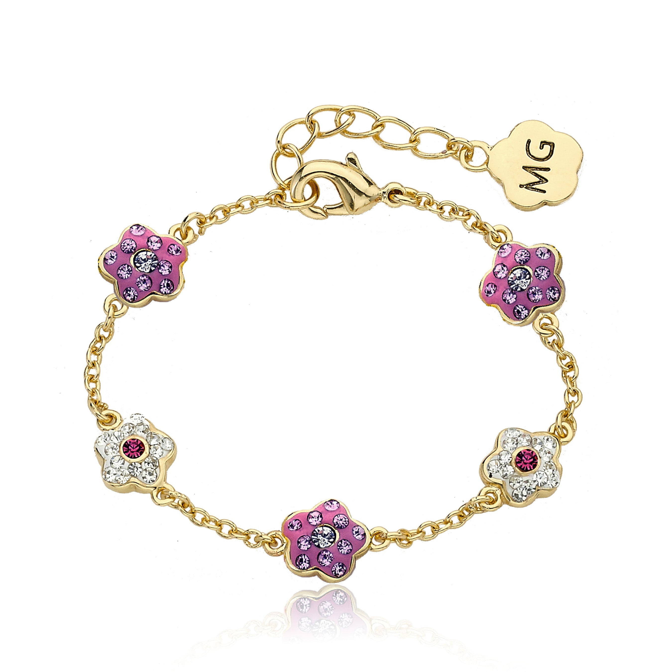 Crystal Flower Bracelet