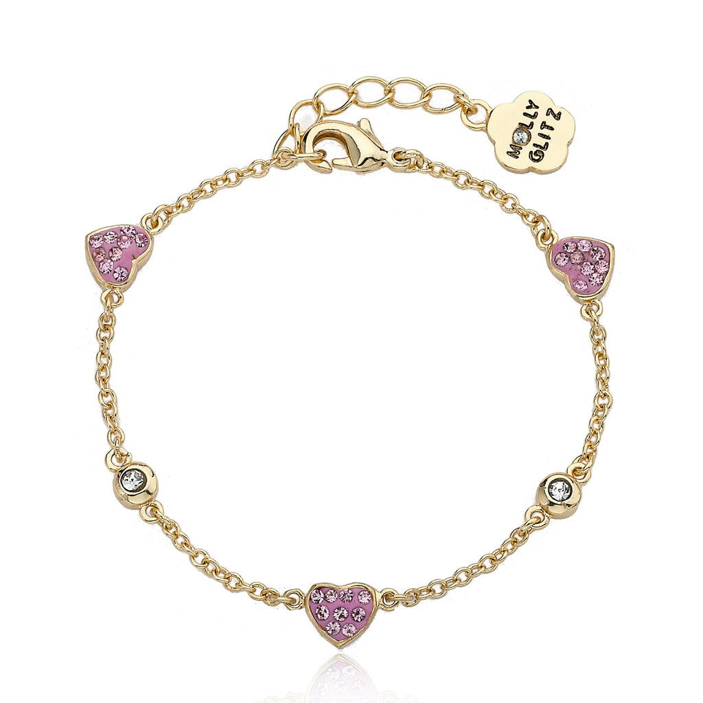 Crystal Heart Bracelet