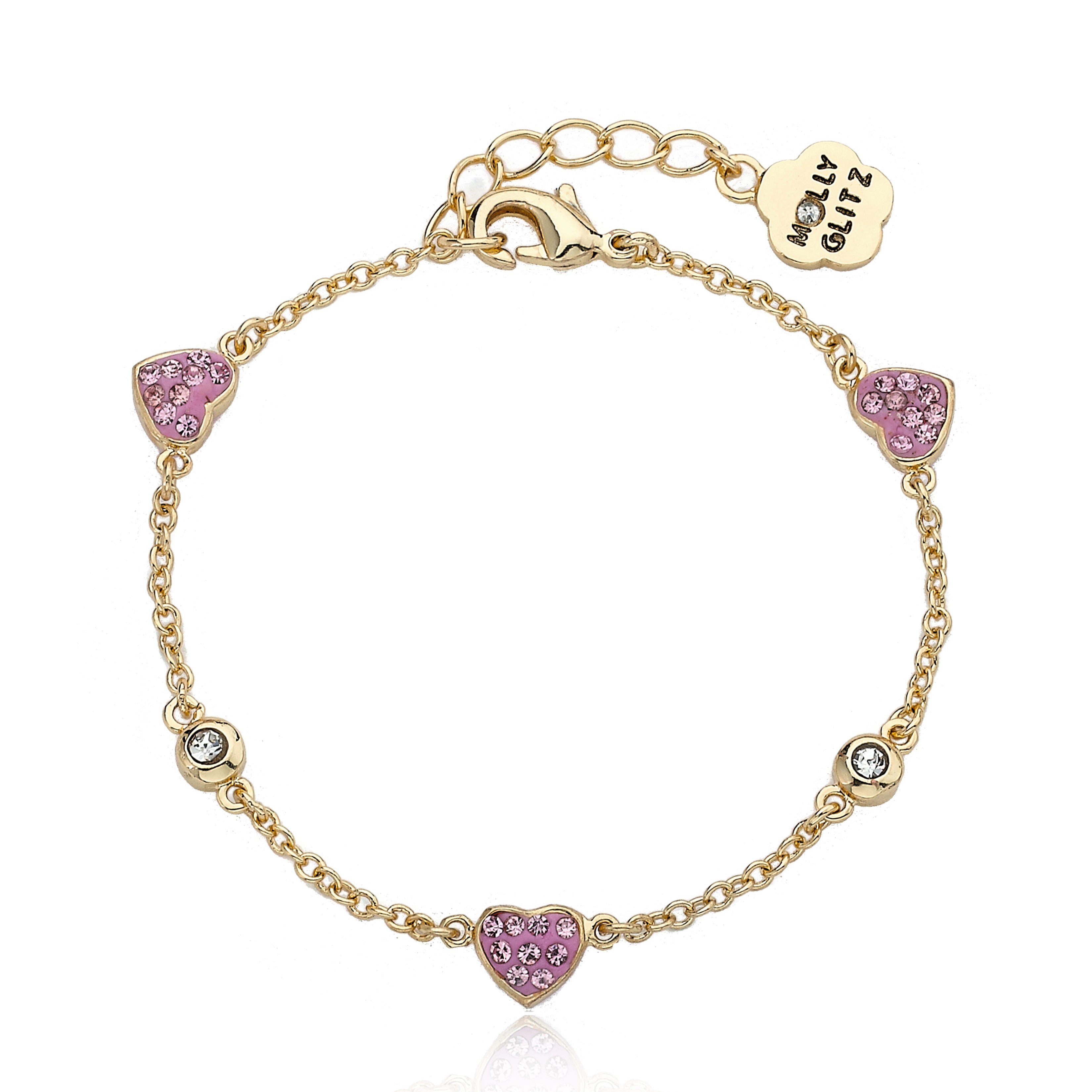 Crystal Heart Bracelet