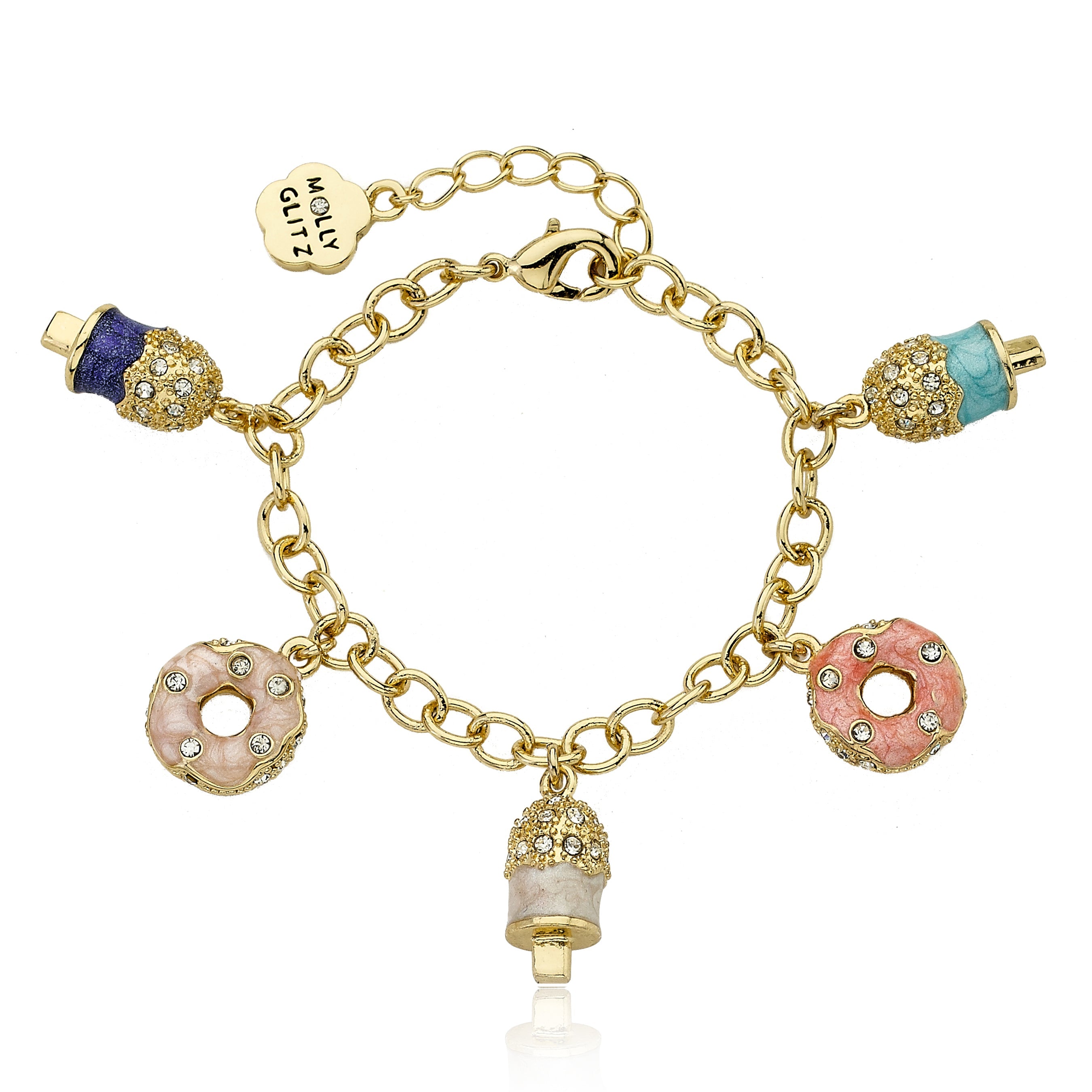 Donut & Popsicle Charm Bracelet