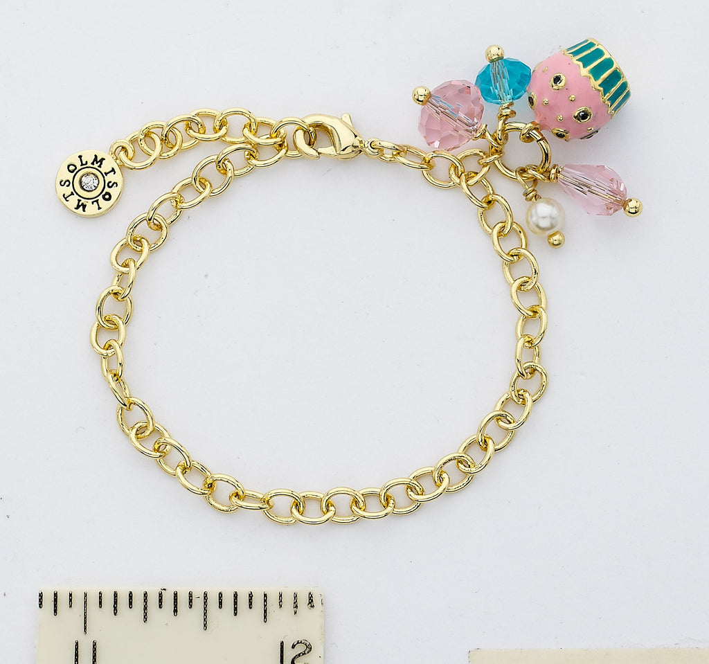 Cupcake Cluster Bracelet