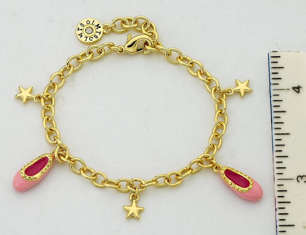 BALLET BEAUTY Ballet Slippers Charm Bracelet