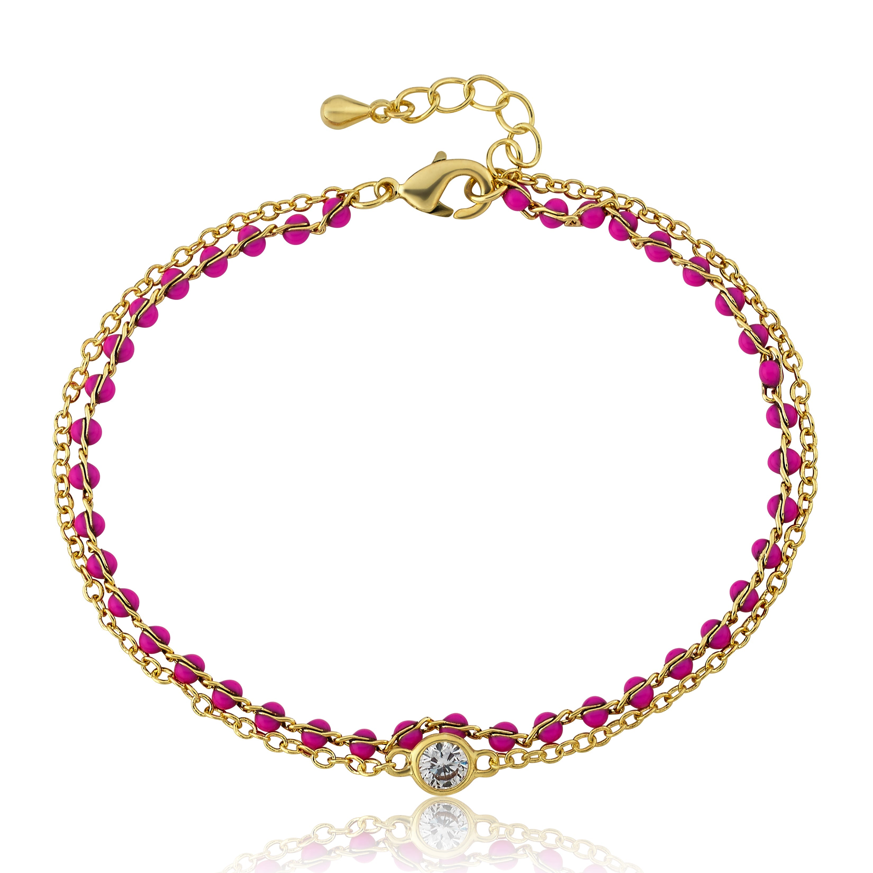 Double Strand Beaded Bracelet