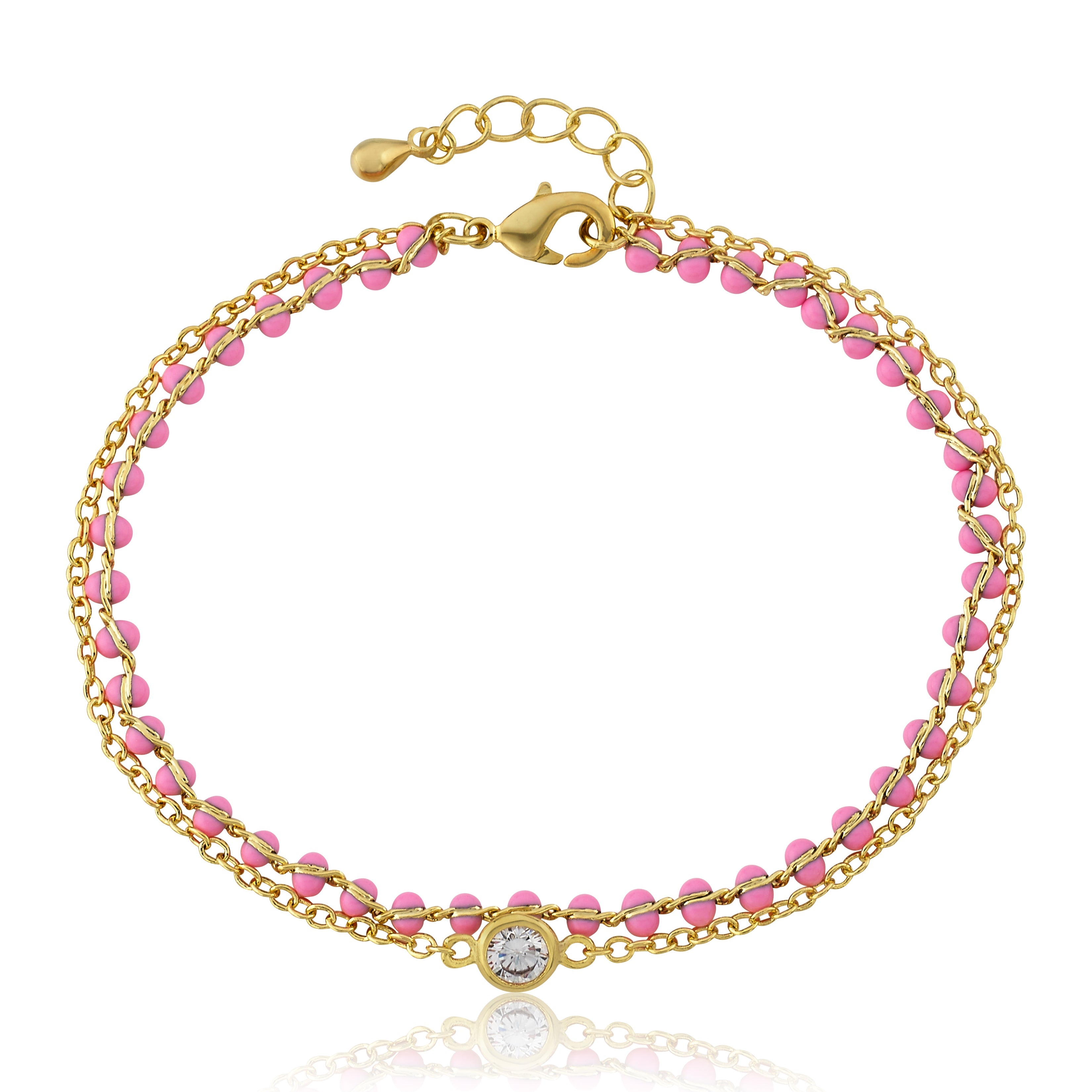 Double Strand Beaded Bracelet