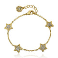 CZ Filled Stars Bracelet