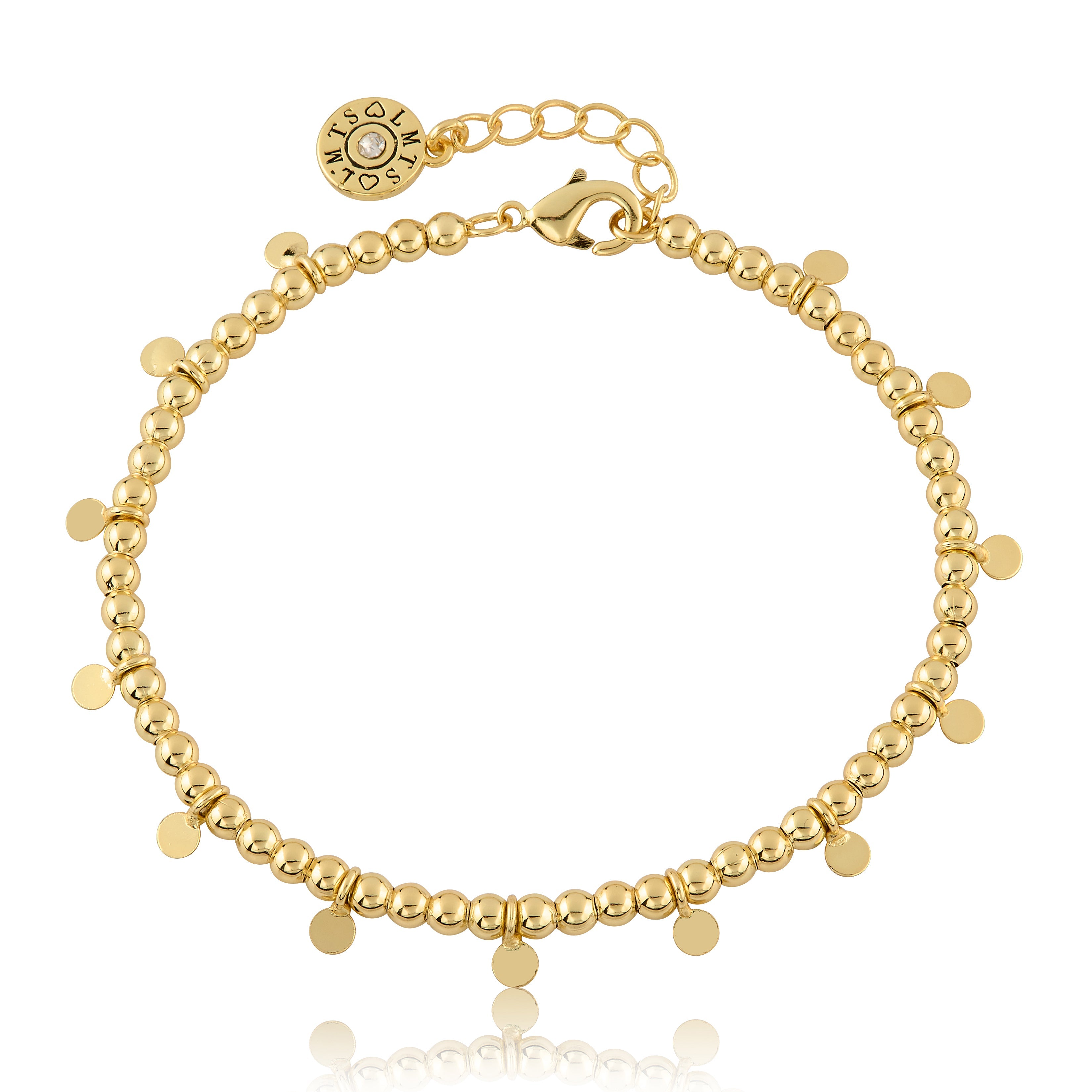 LMTS Classic! Bead & Disc Dangles Bracelet