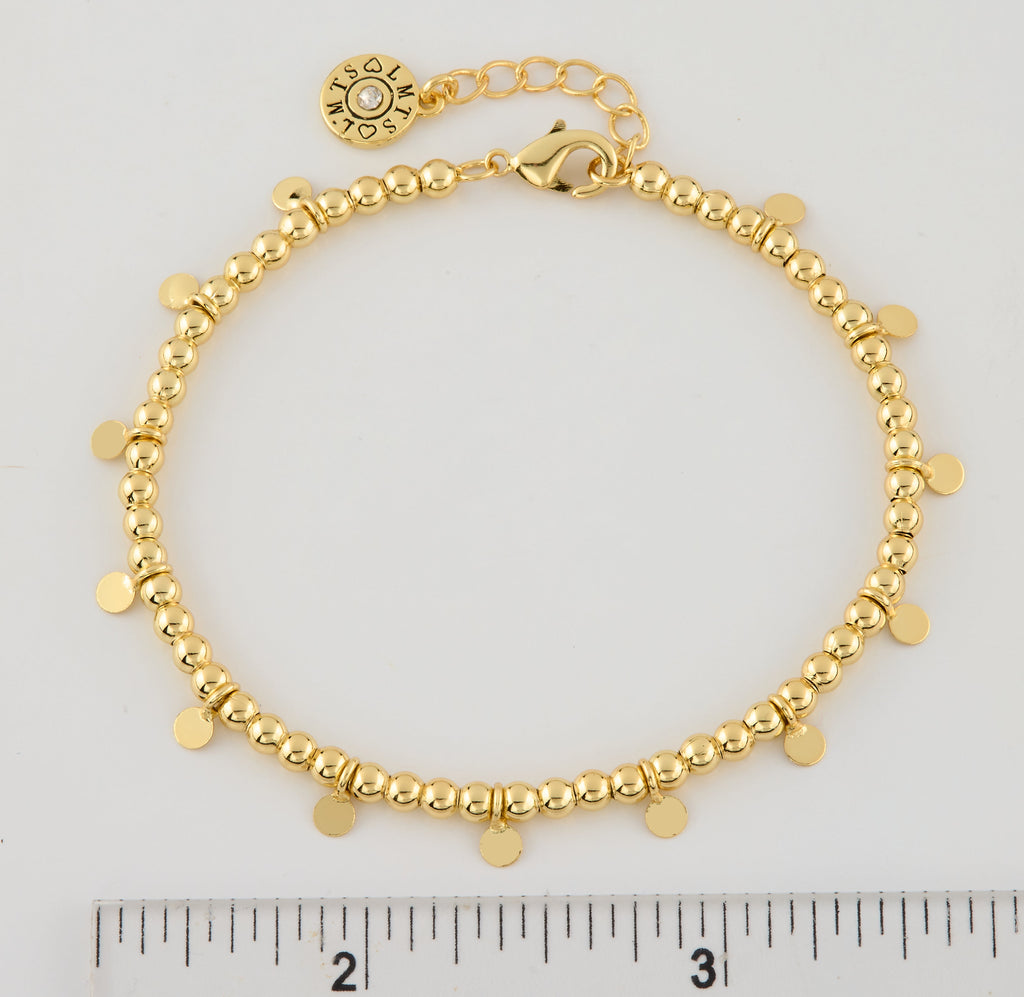 LMTS Classic! Bead & Disc Dangles Bracelet