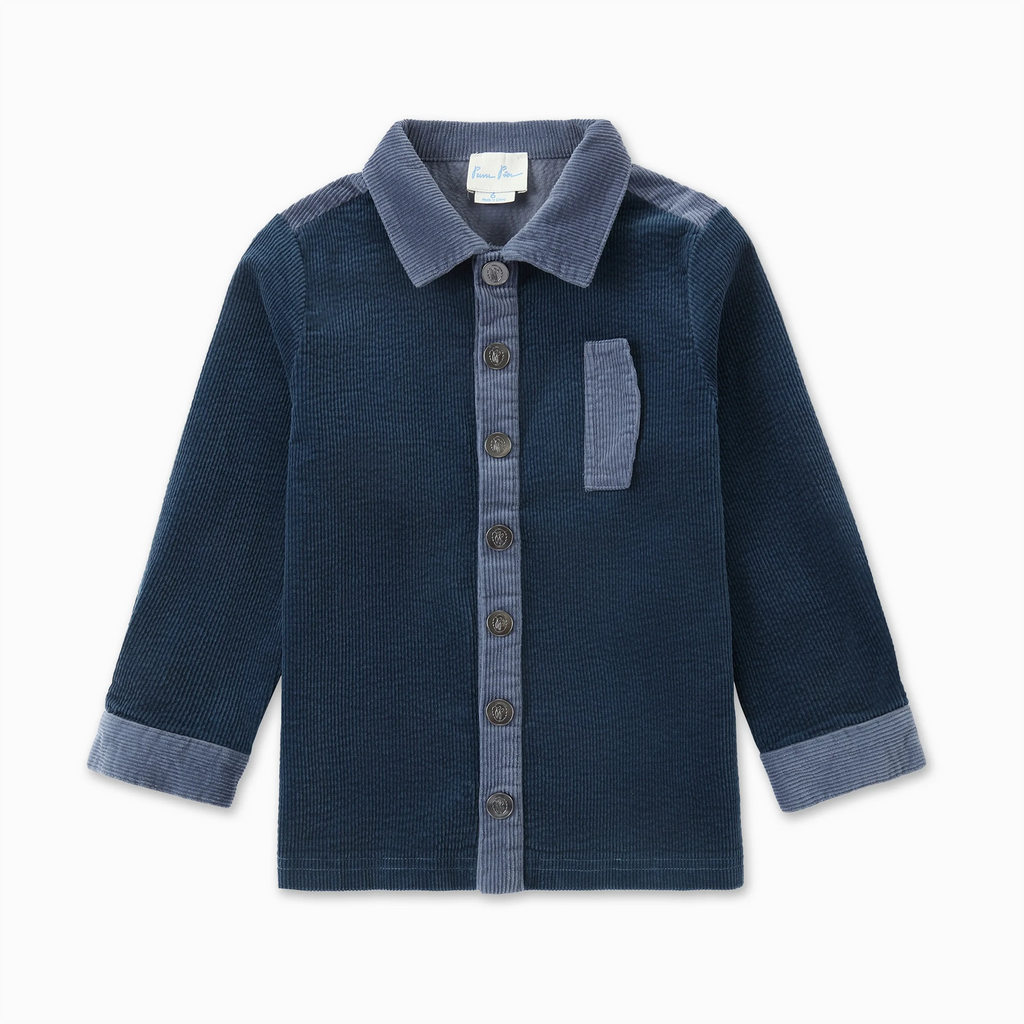 Blue Corduroy Shirt