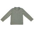 Boys Garment-Washed Collar Shirt in Iceberg