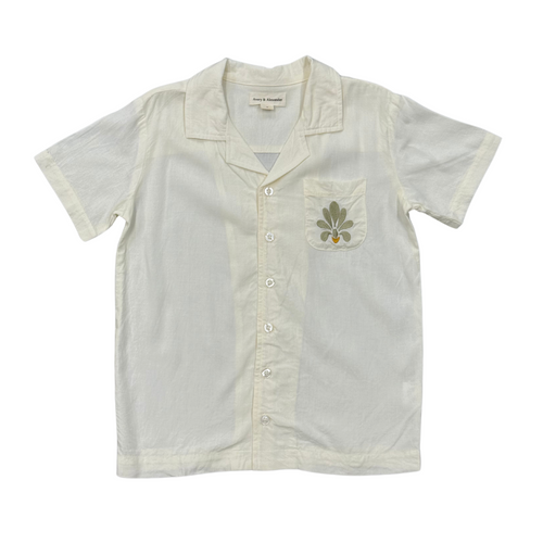 Boy's Linen Button Top
