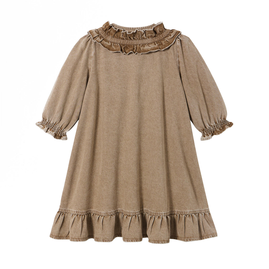 Tan Wash Dress