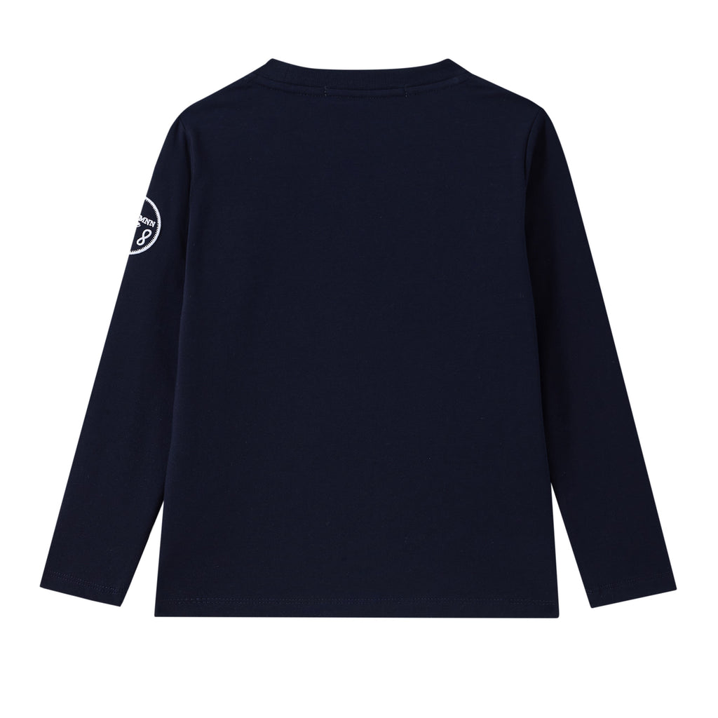 Coastal Navy Girls Tee