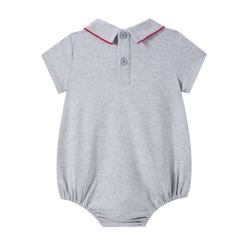 Coastal Grey Girls Romper