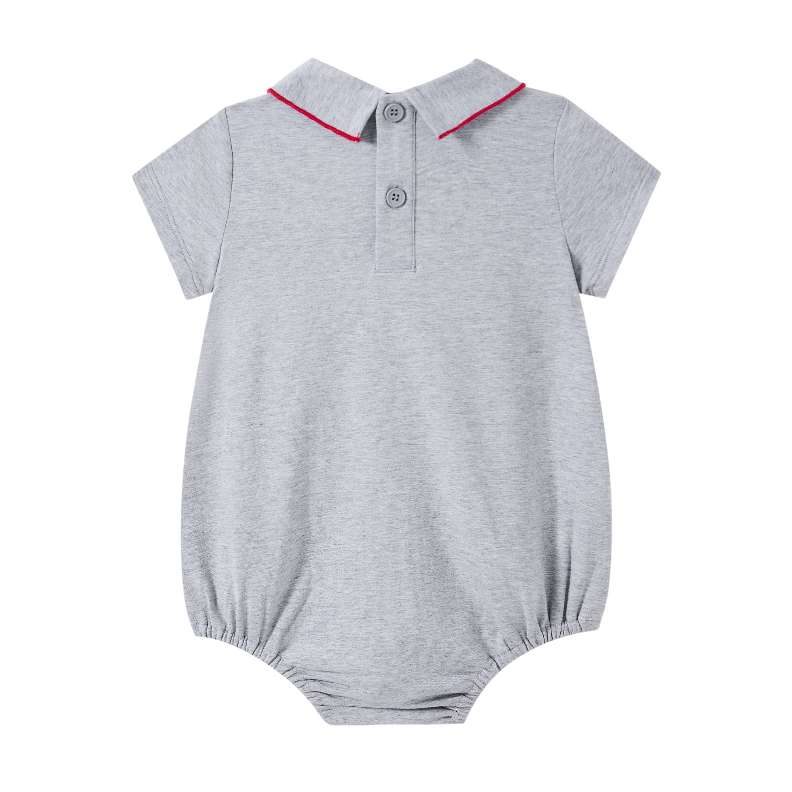 Coastal Grey Girls Romper