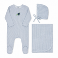 Checked  Layette Set