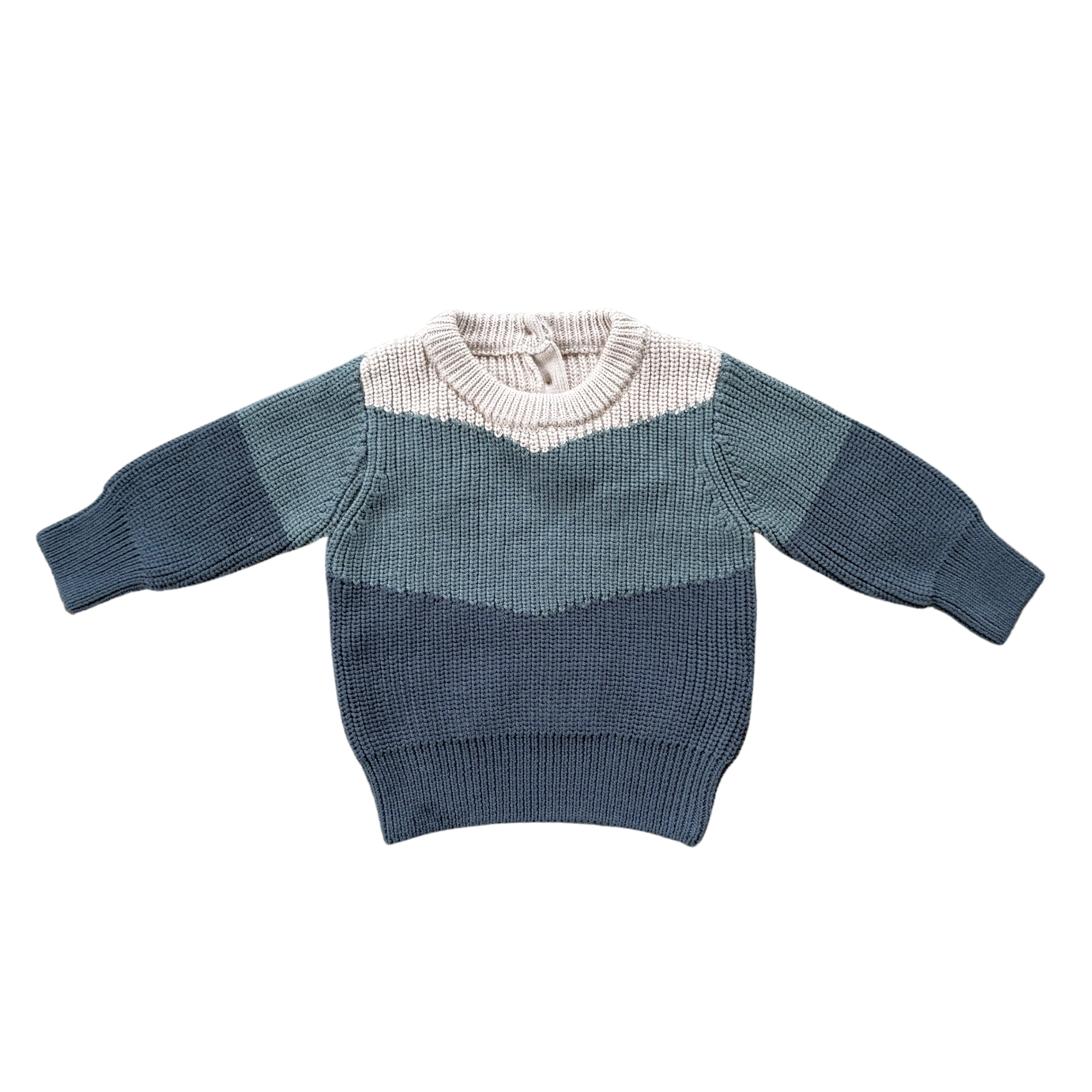 Colorblock Knit Sweater