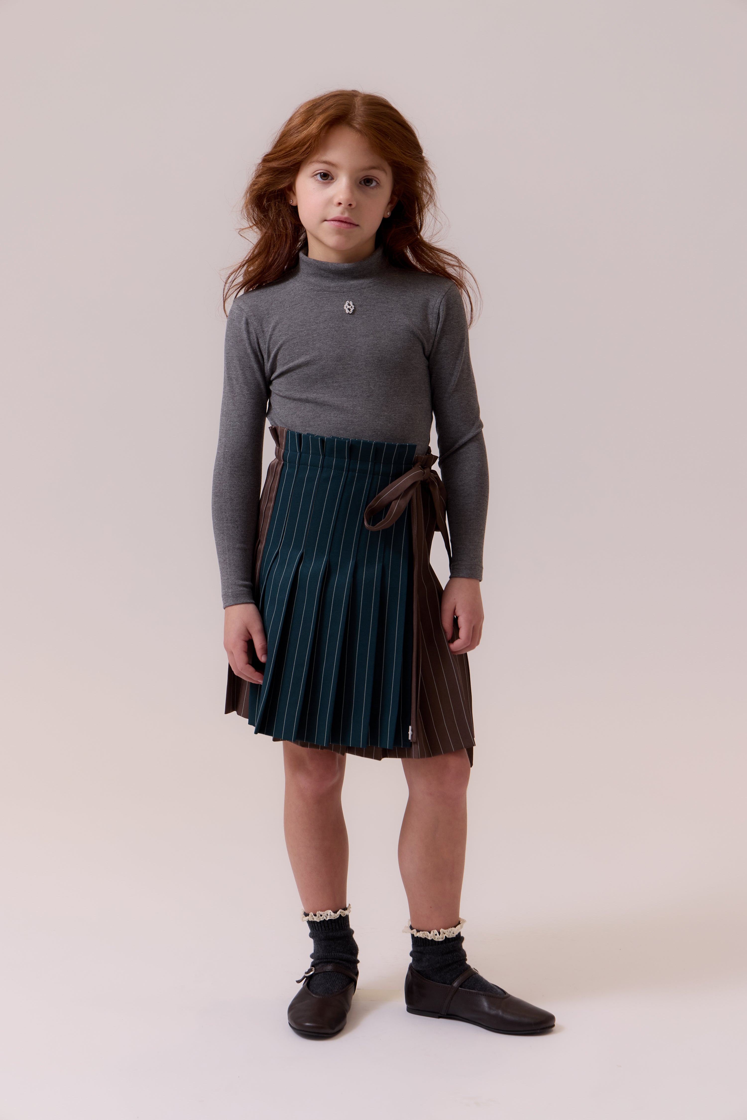 Olivia Wrap Skirt - Maroon