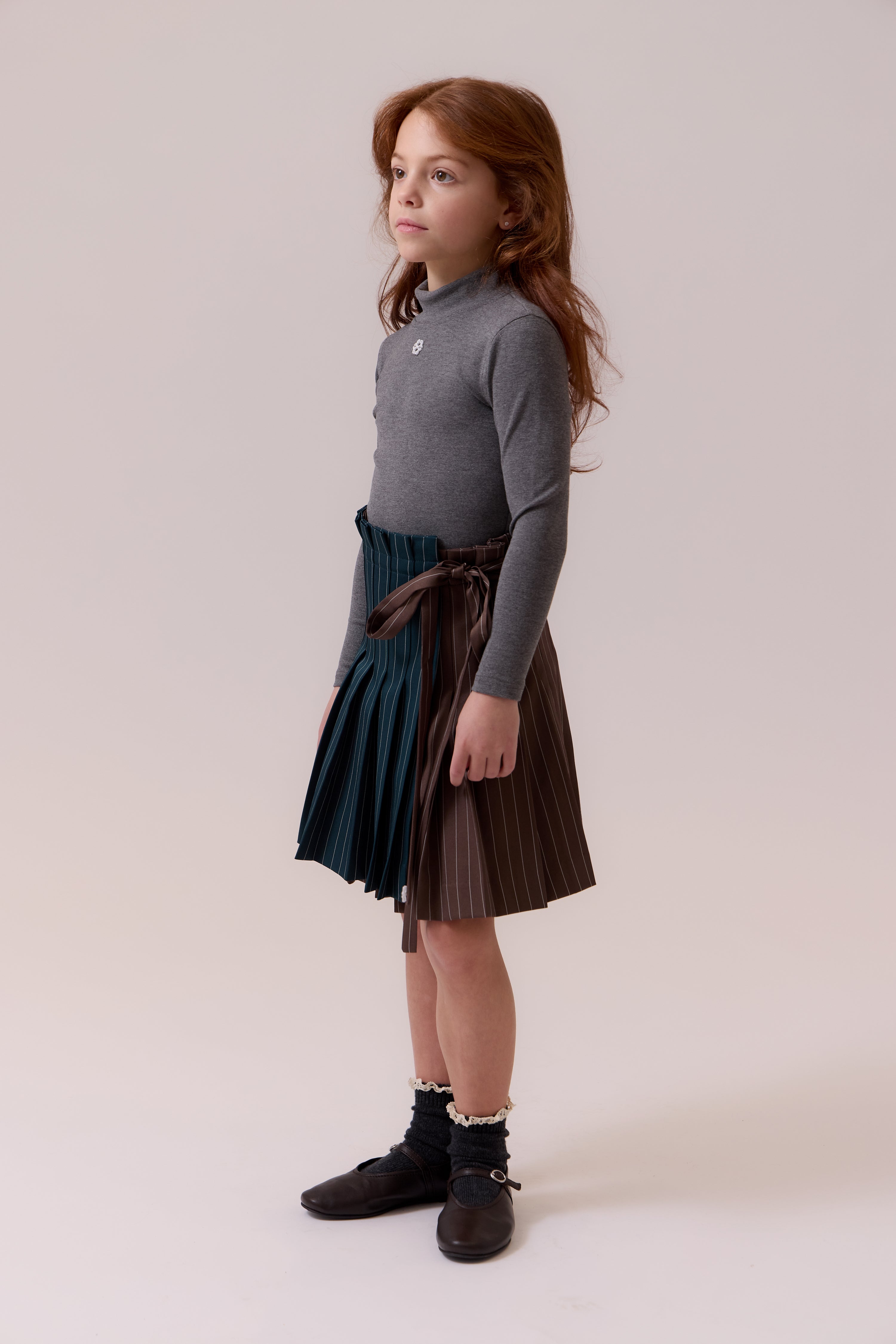 Olivia Wrap Skirt - Maroon