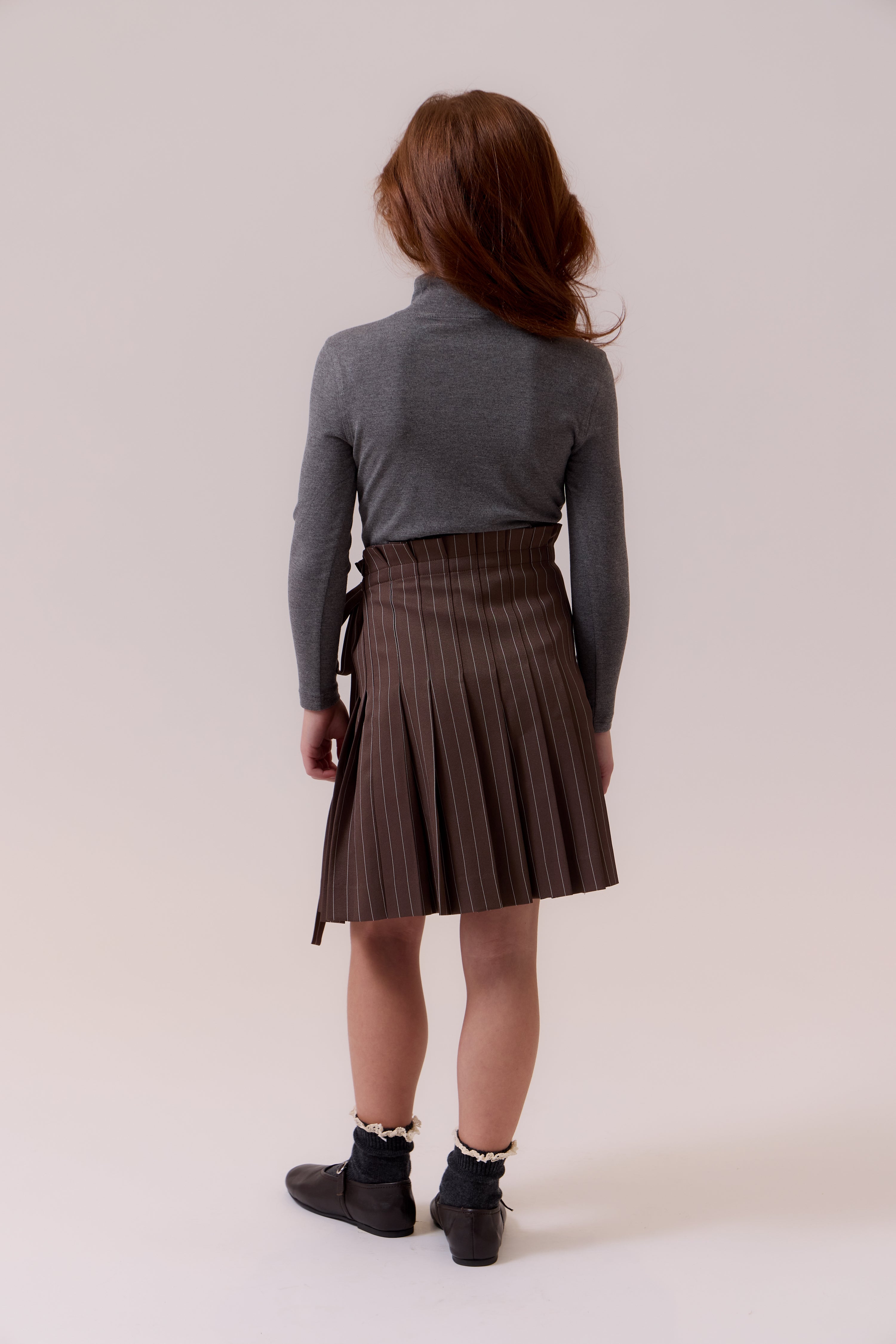 Olivia Wrap Skirt - Maroon