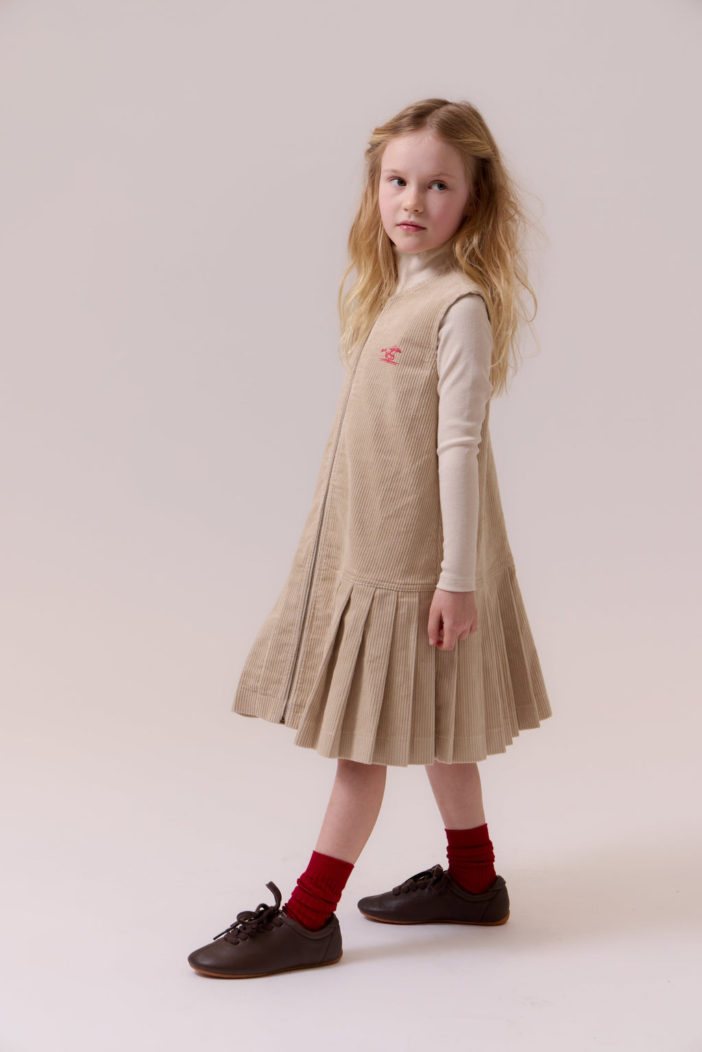 Delilah Dress - Oatmilk