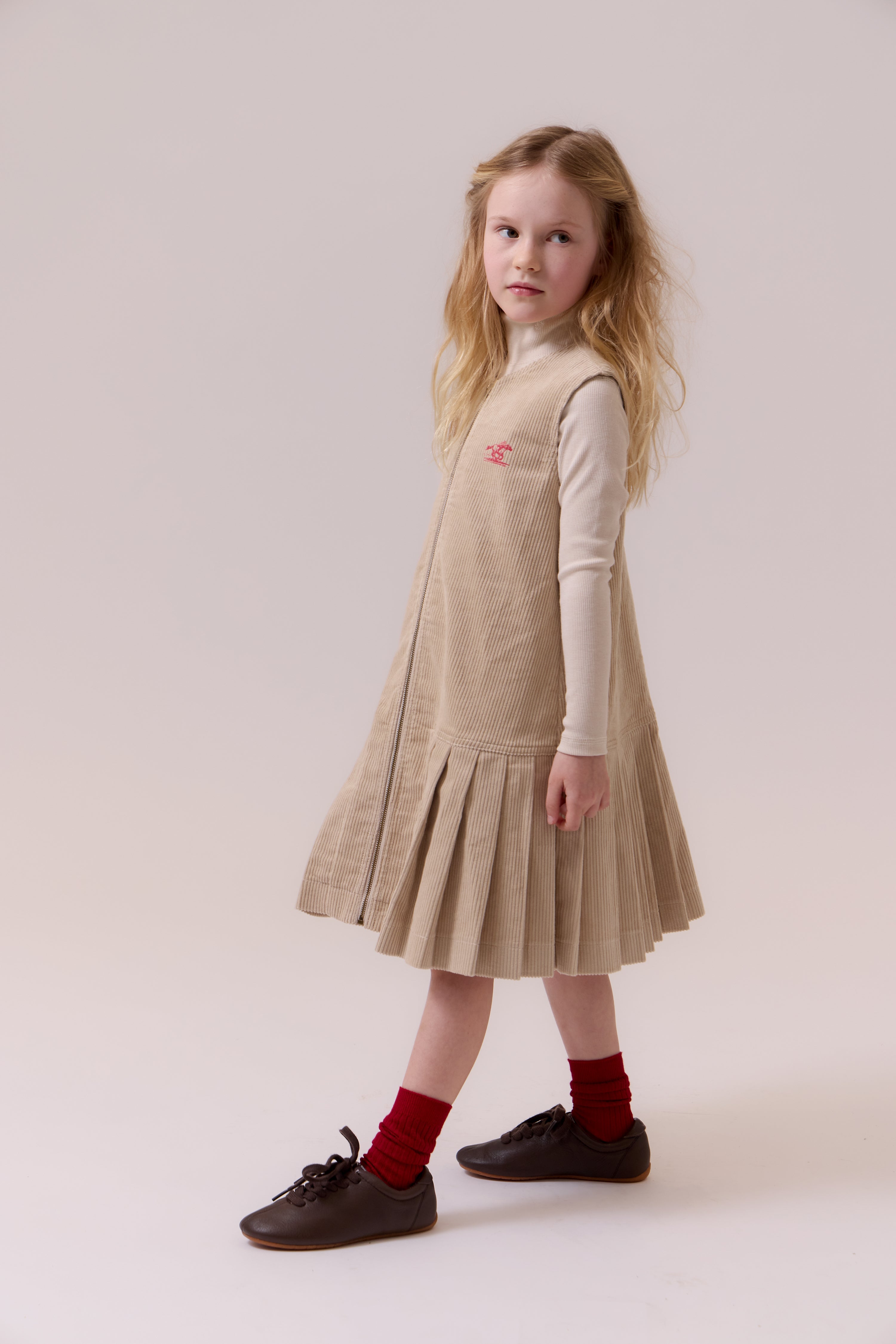 Delilah Dress - Oatmilk