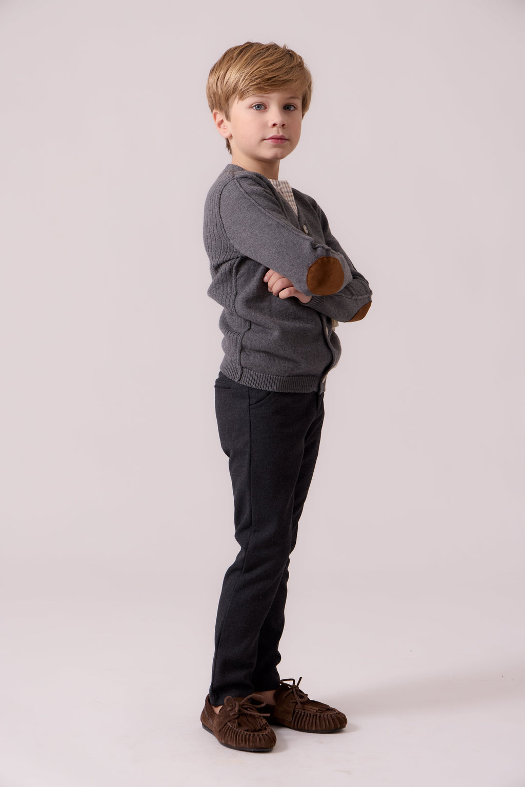 Elliot Knit Cardigan - Grey