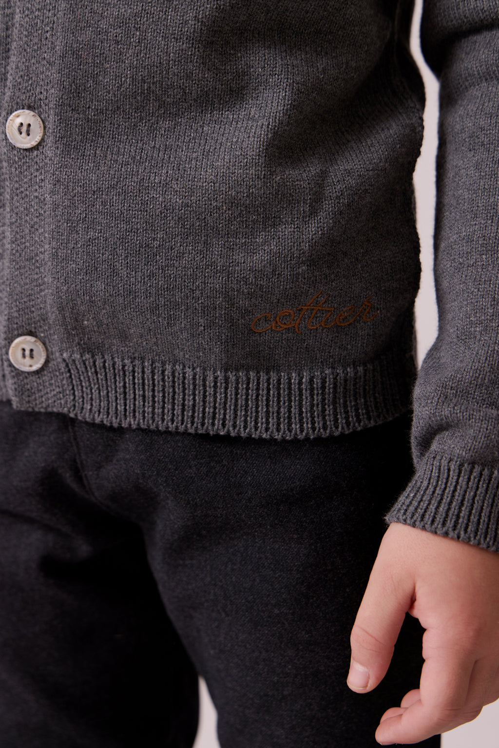 Elliot Knit Cardigan - Grey